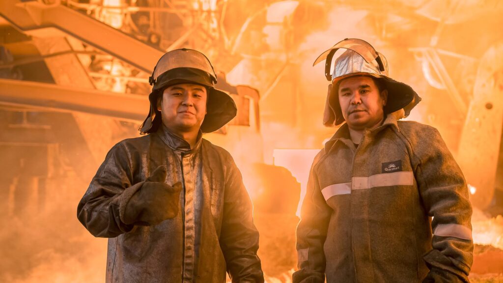 Доменная печь Qarmet, переведённая на природный газ